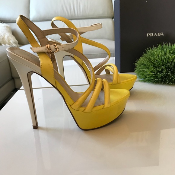 Aldo Shoes High Heel Sexy And Comfortable White Yellow Poshmark